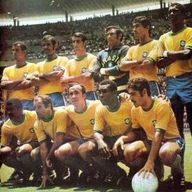 Maillot vintage Brésil 1970 